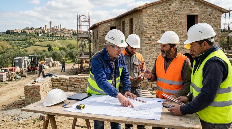 Team LBM Edilizia Italia: impresa edile Vicopisano per ristrutturazioni di prestigio e costruzioni di lusso a Pisa e Toscana